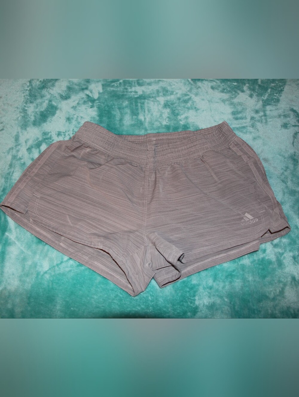 Women's Grey Adidas Active Shorts Size Medium